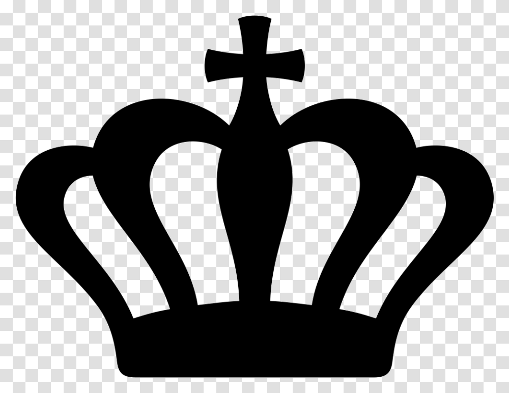 An Crown Icon Free Download, Cross, Stencil, Jewelry Transparent Png