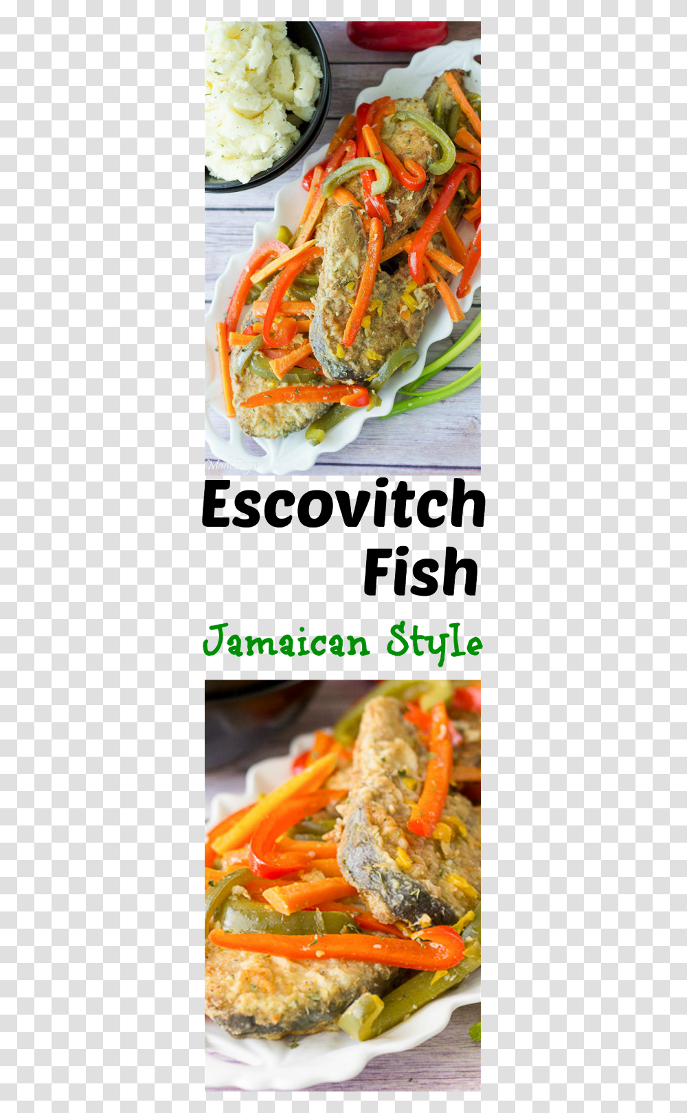 An Easy Recipe To Make Jamaican Escovitch Fish Where Recipe, Plant, Food, Sweets, Burger Transparent Png