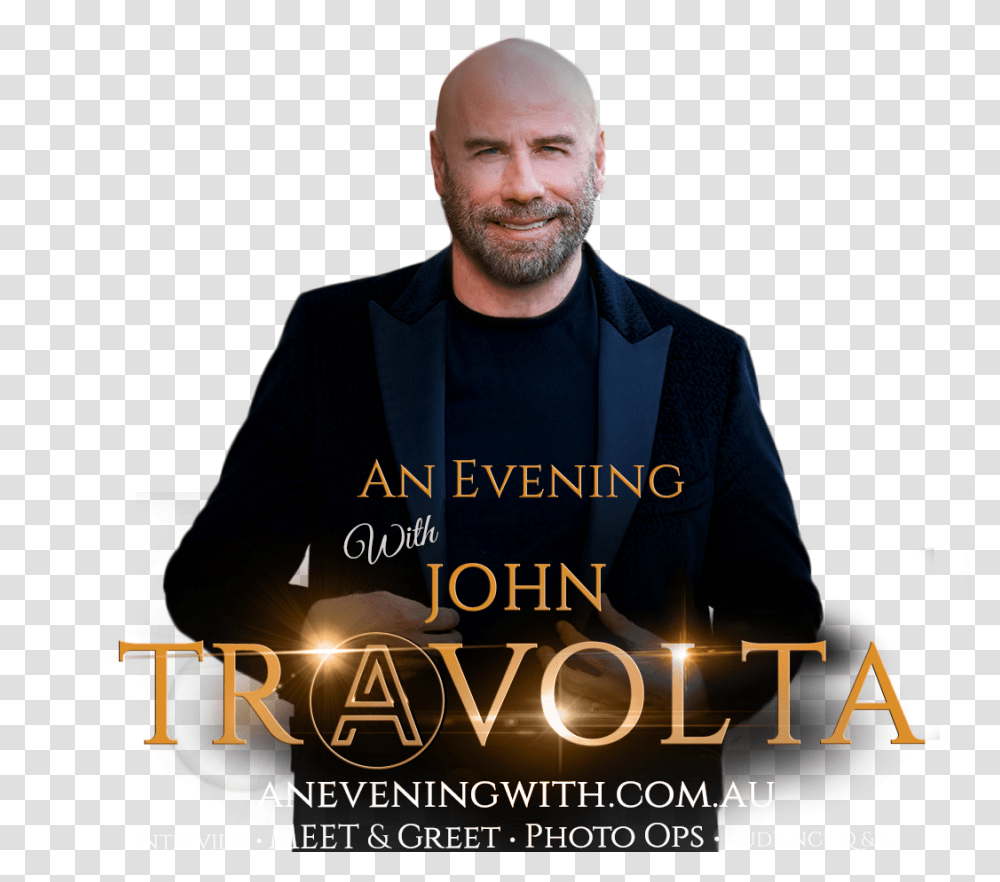 An Evening With John Travolta Poster, Advertisement, Flyer, Paper, Brochure Transparent Png