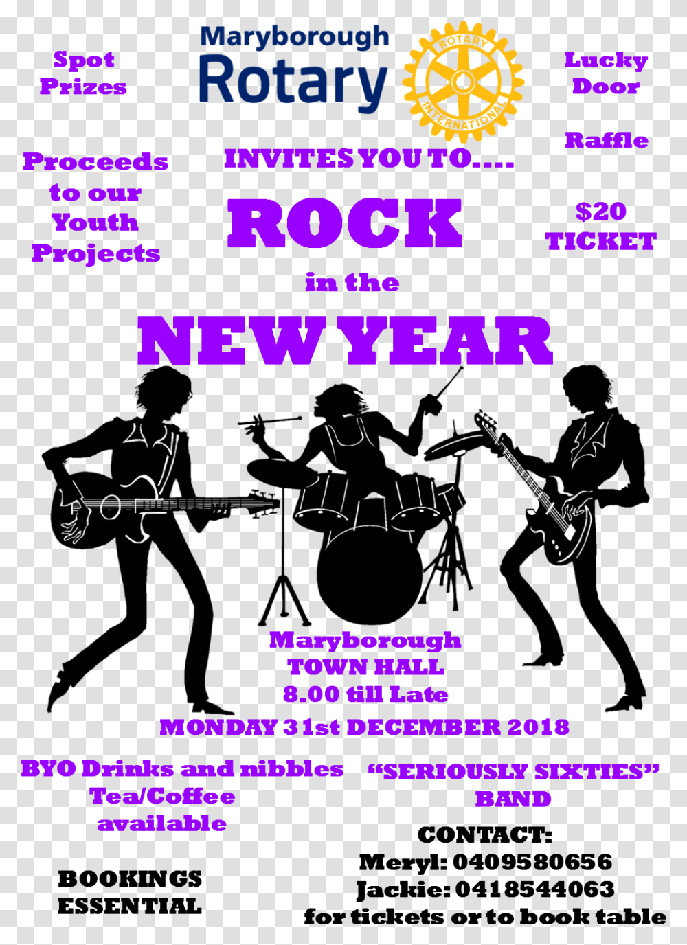 An Event For Your Social Calendar Rock Band Music Cartoon, Poster, Advertisement, Flyer, Paper Transparent Png