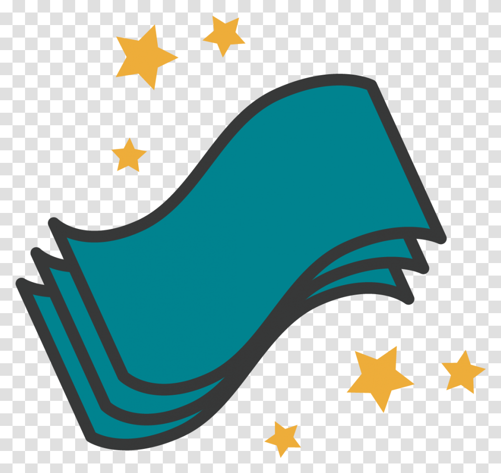 An Icon Of Dollar Bills And Stars, Star Symbol Transparent Png