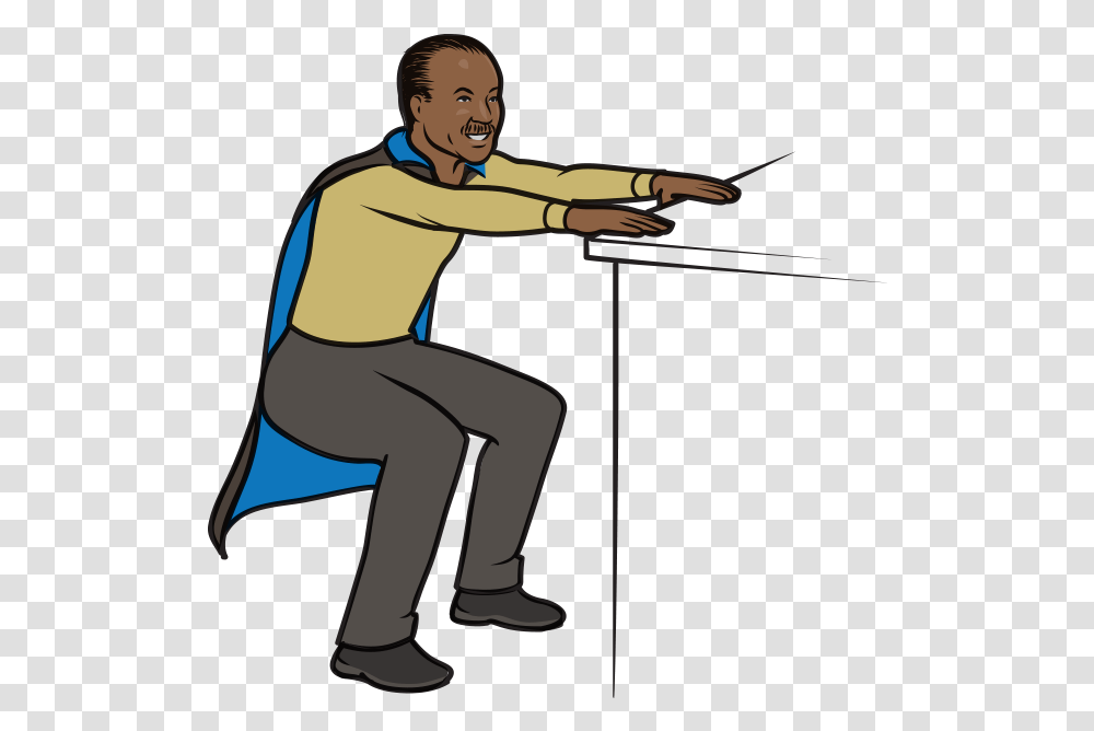 An Illustration Of Actor Billy Dee Williams Performing Cartoon, Person, Human, Performer, Musician Transparent Png