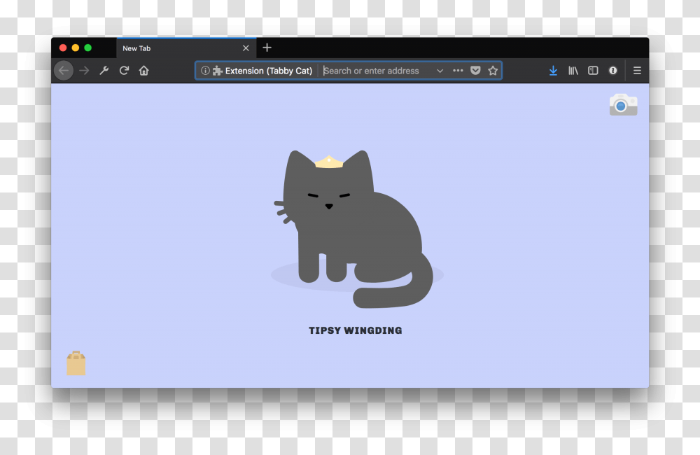 An Image From Tabby Cat A Playful Extension That Puts Tabby Cat Firefox, Pet, Animal, Mammal, Electronics Transparent Png