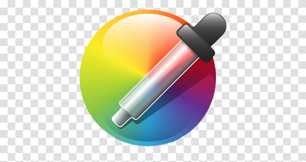 An Image Of A Color Picker Icon Over A Color Wheel Color Picker, Lamp, Lipstick Transparent Png