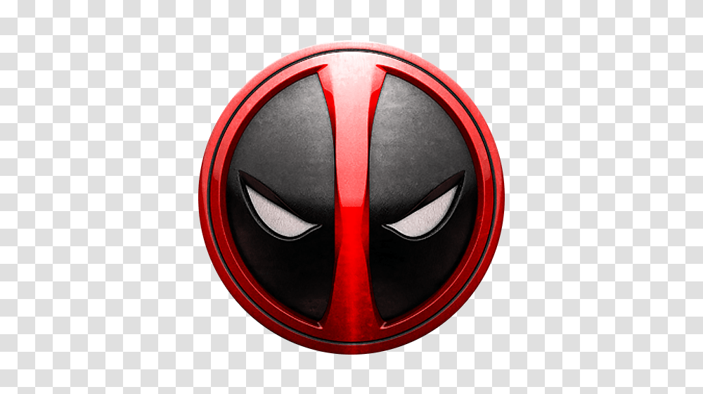 An Image Of The Iconic Deadpool Logo Deadpool Logo, Helmet, Clothing, Apparel, Mask Transparent Png