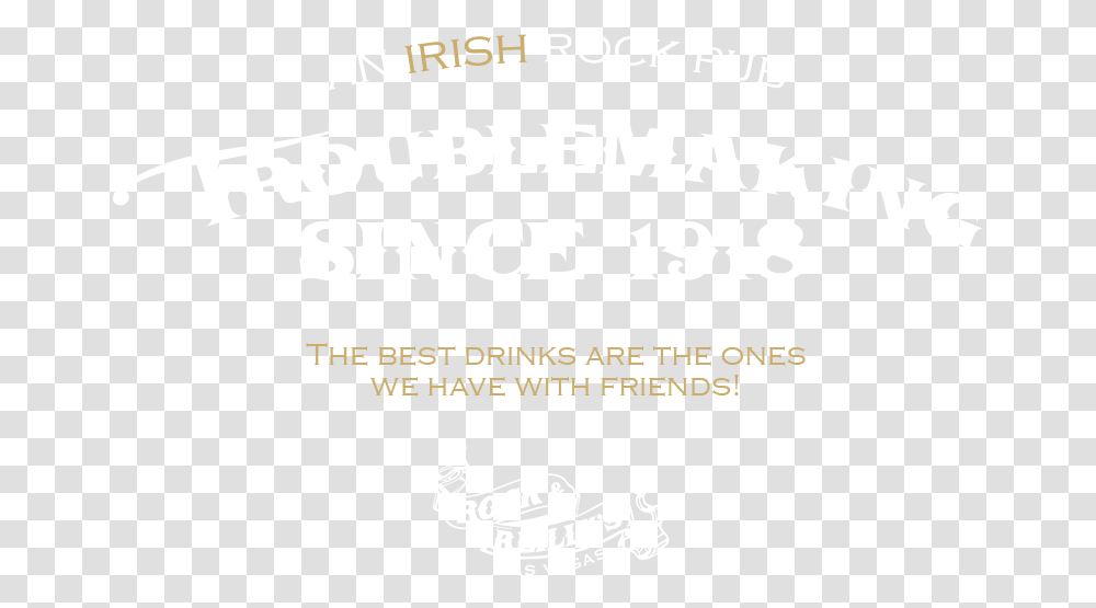 An Irish Rock Pub Troublemaking Since Sleeve, Poster, Advertisement, Flyer Transparent Png