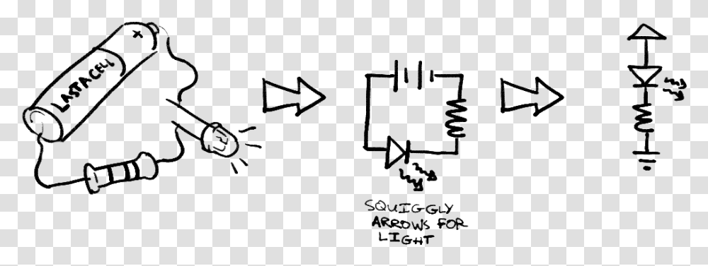 An Led Circuit Includes A Resistor As Well Illustration, Gray, World Of Warcraft Transparent Png