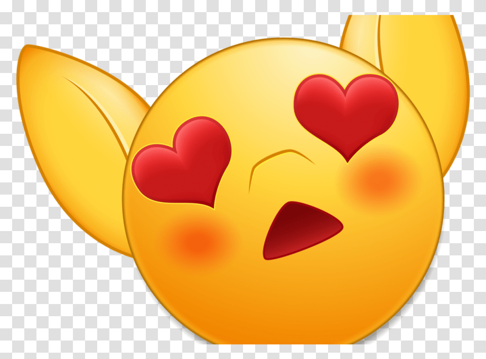 An M Blushing Emoji Head Heart Heart Eyes Blush Emoji With Hearts, Food, Sweets, Confectionery, Balloon Transparent Png