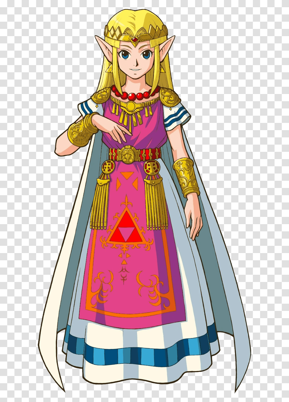An Old School Anime Zelda Link To The Past Zelda, Costume, Person, Clothing, Female Transparent Png