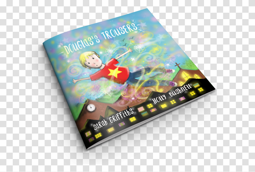 An Ordinary Day Turns Into A Magical Flying Adventure Douglas Trousers Sarah Griffiths, Advertisement, Poster, Flyer, Paper Transparent Png