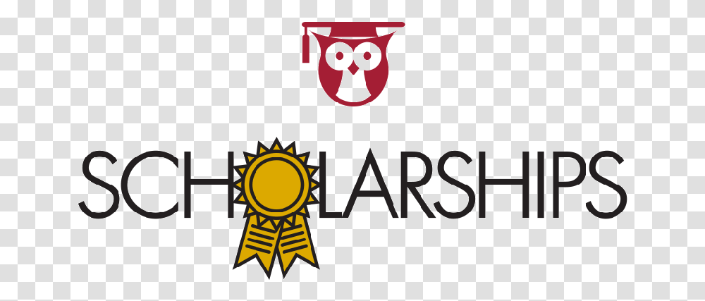 An Owl With A Commencement Cap Above The Word Scholarship, Logo, Alphabet Transparent Png