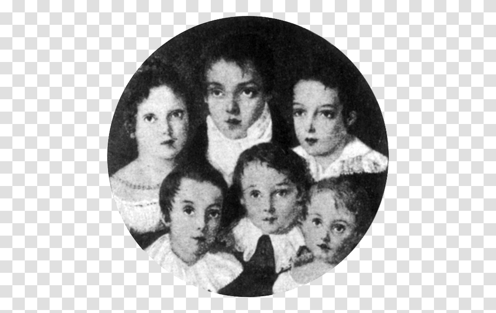 Ana Luisa De Loreto Wife Of Caxias With Siblings Label, Face, Person, People Transparent Png