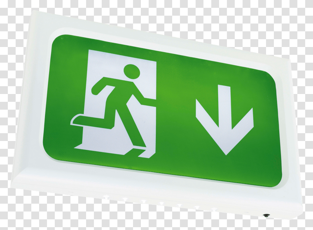 Anaconda Fire Exit Arrow Down Sign, First Aid, Road Sign Transparent Png