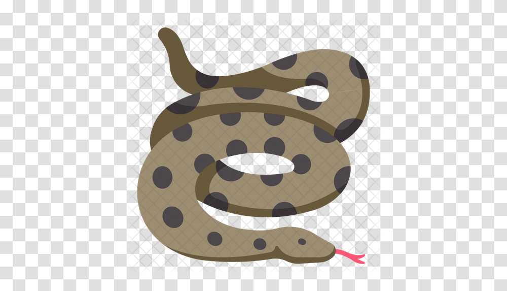 Anaconda Icon Of Flat Style Illustration, Skateboard, Leisure Activities, Animal, Food Transparent Png