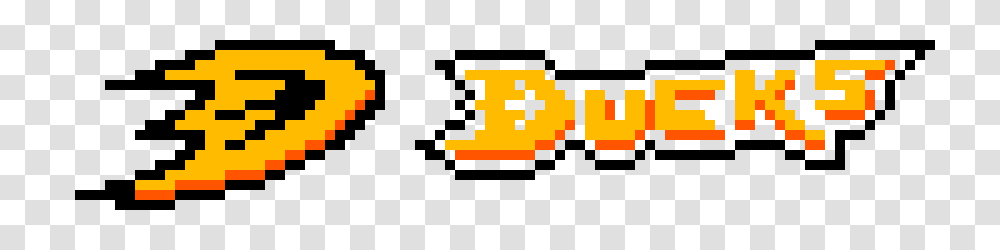 Anaheim Ducks Logo Pixel Art Maker, Pac Man Transparent Png