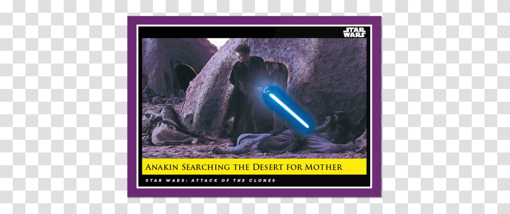 Anakin Searching The Dessert For Mother Poster, Person, Human, Duel, Light Transparent Png