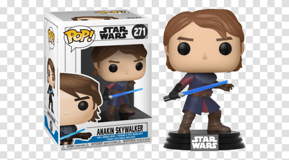 Anakin Skywalker Back Clone Wars, Person, Human, Toy, Doll Transparent Png