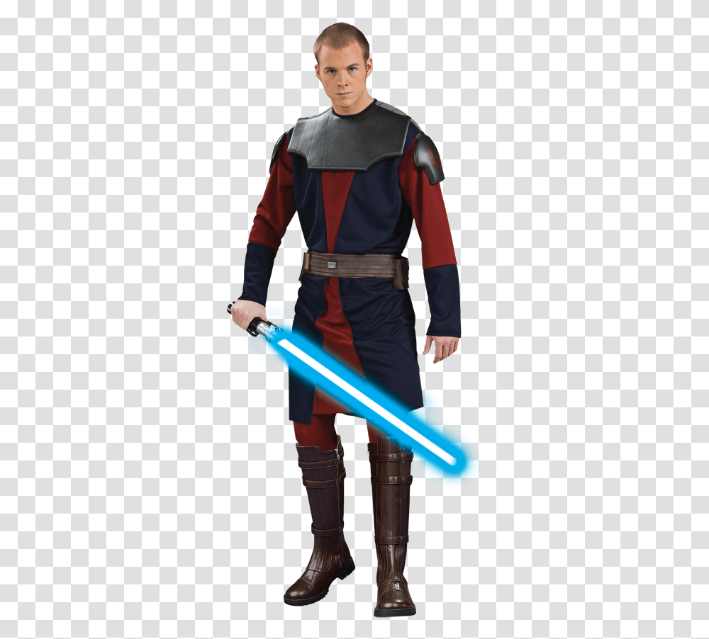 Anakin Skywalker Costume Boots Star Wars Clone Wars Anakin Outfit, Apparel, Person, Human Transparent Png