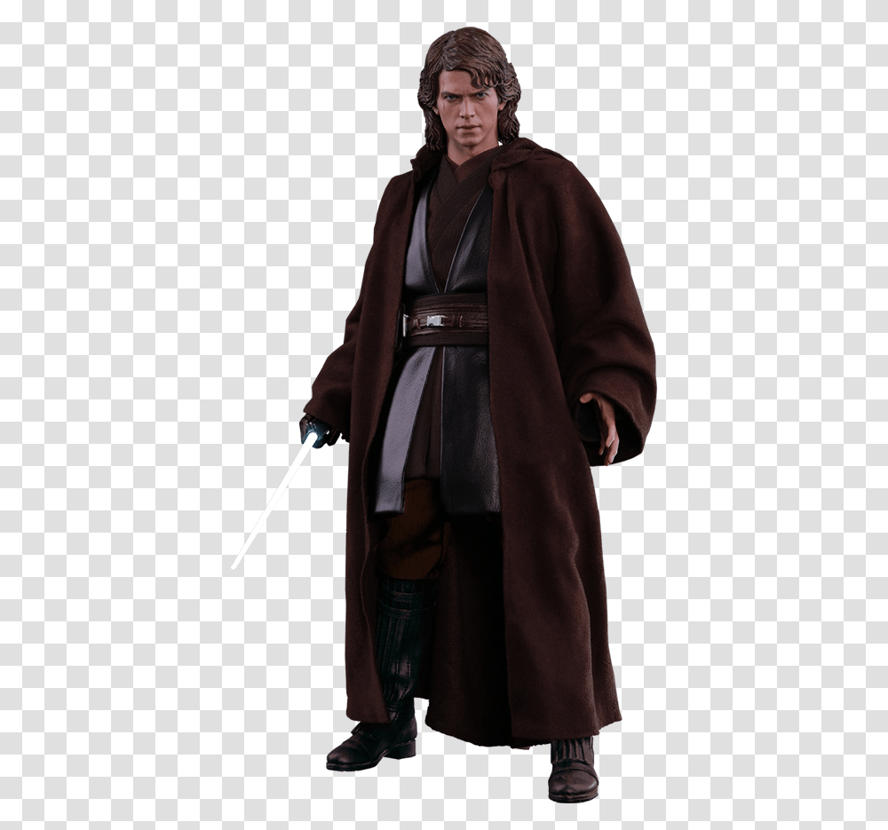 Anakin Skywalker Sixth Scale Figure By Hot Toys Mms437 Anakin Skywalker Figure, Apparel, Coat, Fashion Transparent Png