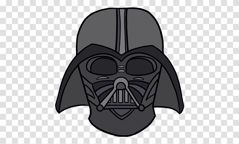 Anakin Skywalker Star Wars Darth Vader Mask Drawing, Stencil, Architecture, Building, Baseball Cap Transparent Png