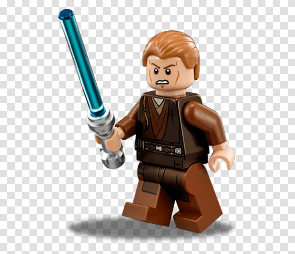 Anakin Skywalkerle Chevalier Jedi De Obi Wan Lego Star Lego Star Wars Anakin Skywalker Padawan, Toy, Person, Human, Figurine Transparent Png