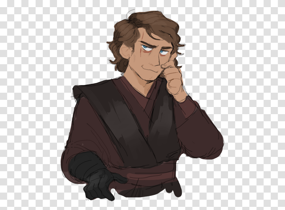 Anakin Star Wars Characters, Person, Clothing, Monk, Robe Transparent Png