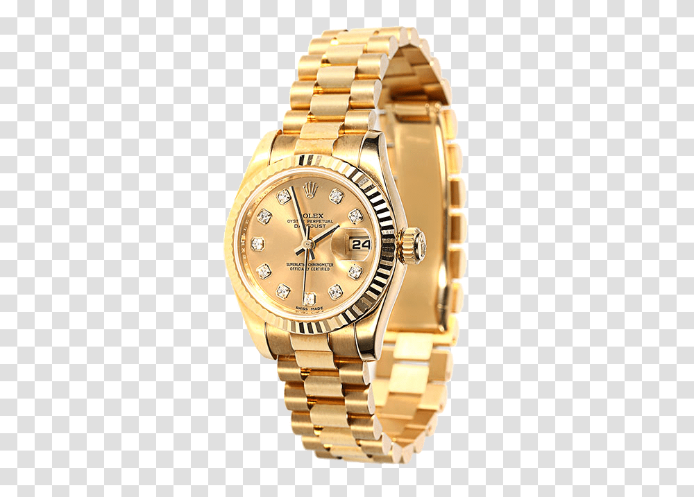 Analog Watch Images Free Library Rolex Gold Watch, Wristwatch, Clock Tower, Architecture, Building Transparent Png