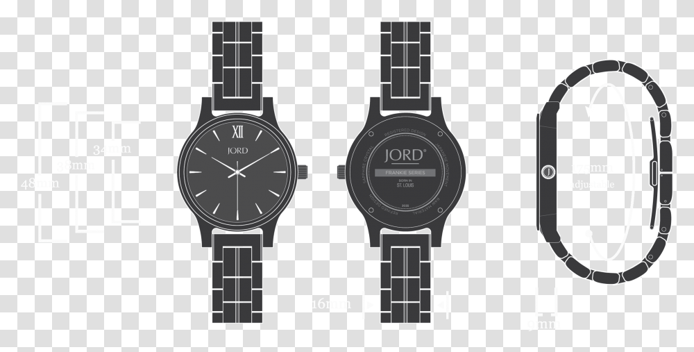 Analog Watch, Wristwatch Transparent Png