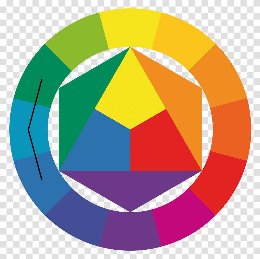 Analogous Color Palette Johannes Itten, Triangle, Trademark, Soccer Ball Transparent Png