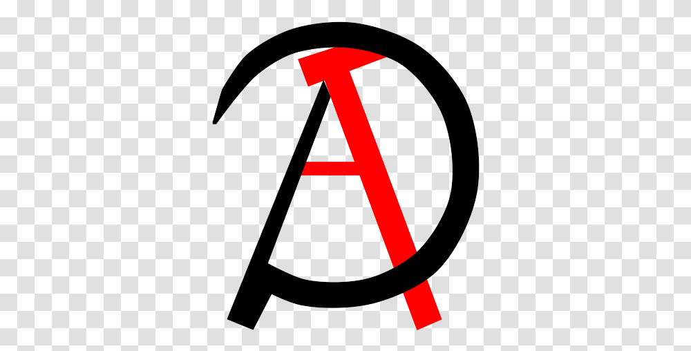 Anarcho Collectivism Symbol, Cross, Axe, Tool, Hand Transparent Png