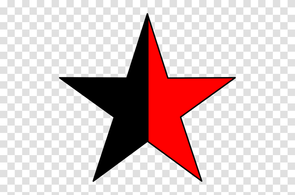Anarcho Communism Vector Illustration Free Svg Red And Black Star, Symbol, Star Symbol Transparent Png