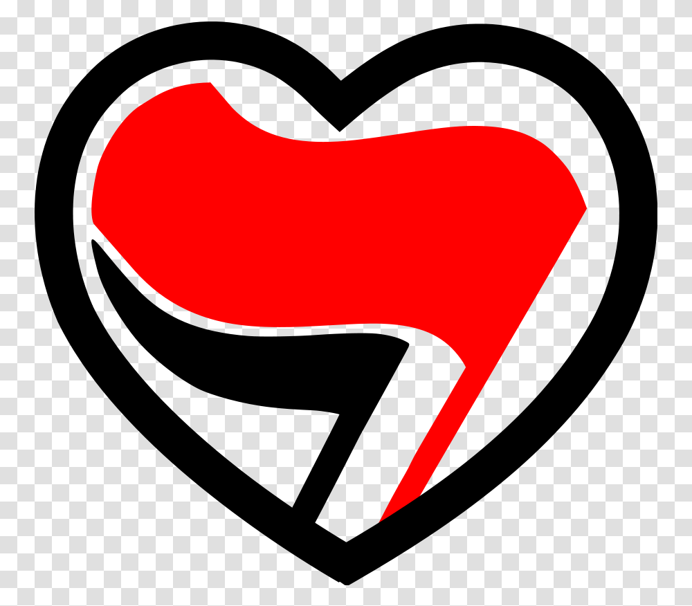 Anarcho Communist Symbol Love Antifa, Label, Text, Ketchup, Food Transparent Png