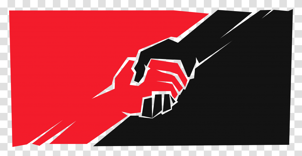 Anarchosyndicalistflag Anarcho Syndicalist Flag Hands, Light, Tool, Car, Vehicle Transparent Png