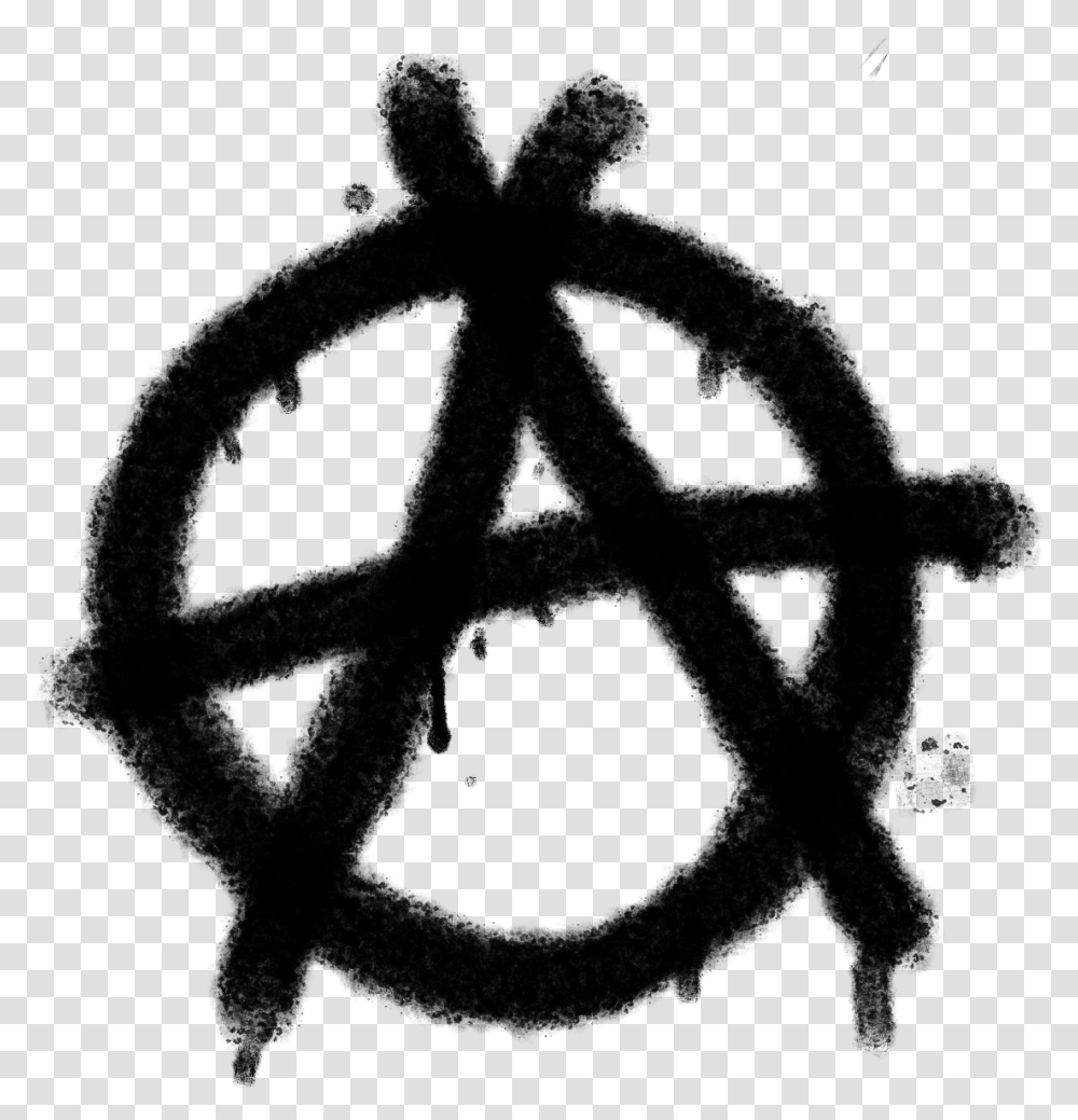 Anarchy Anarchist Anarchism Anarquia Anarquista Sketch, Gray, World Of Warcraft Transparent Png