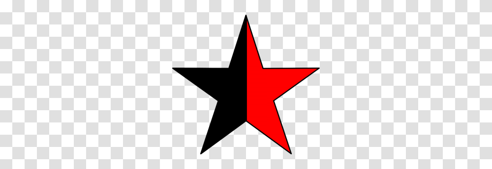 Anarchy Clipart Democratic, Star Symbol, Cross Transparent Png