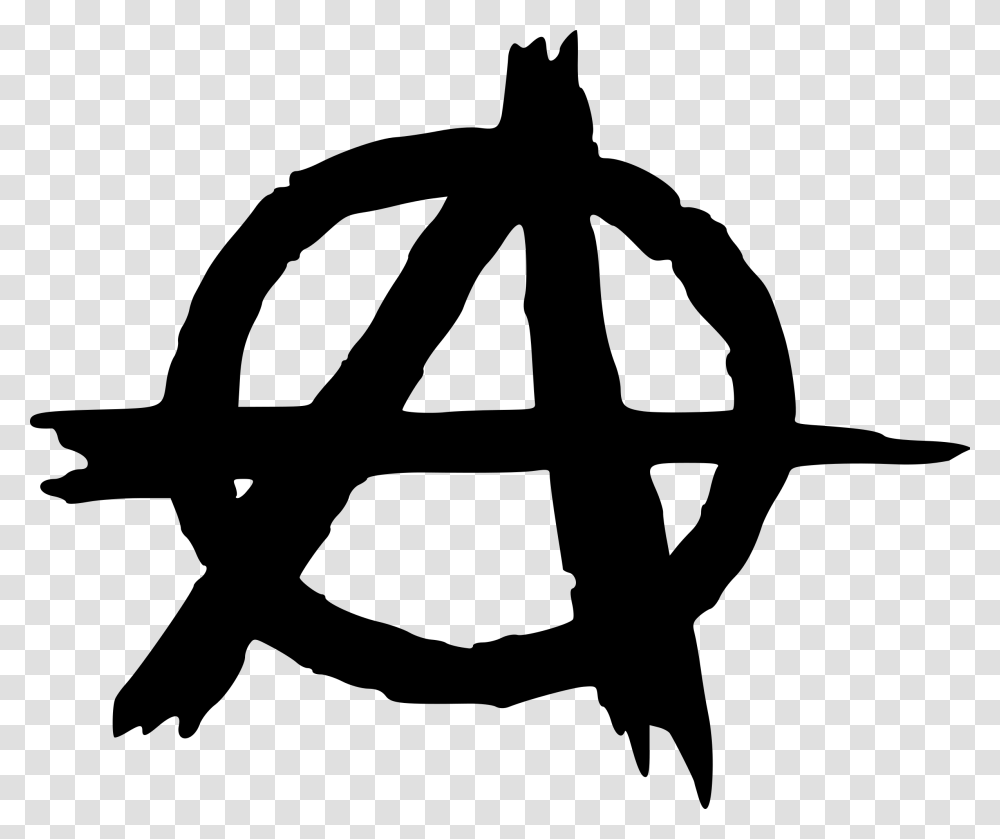 Anarchy Logo Anarchy Symbol, Gray, World Of Warcraft Transparent Png
