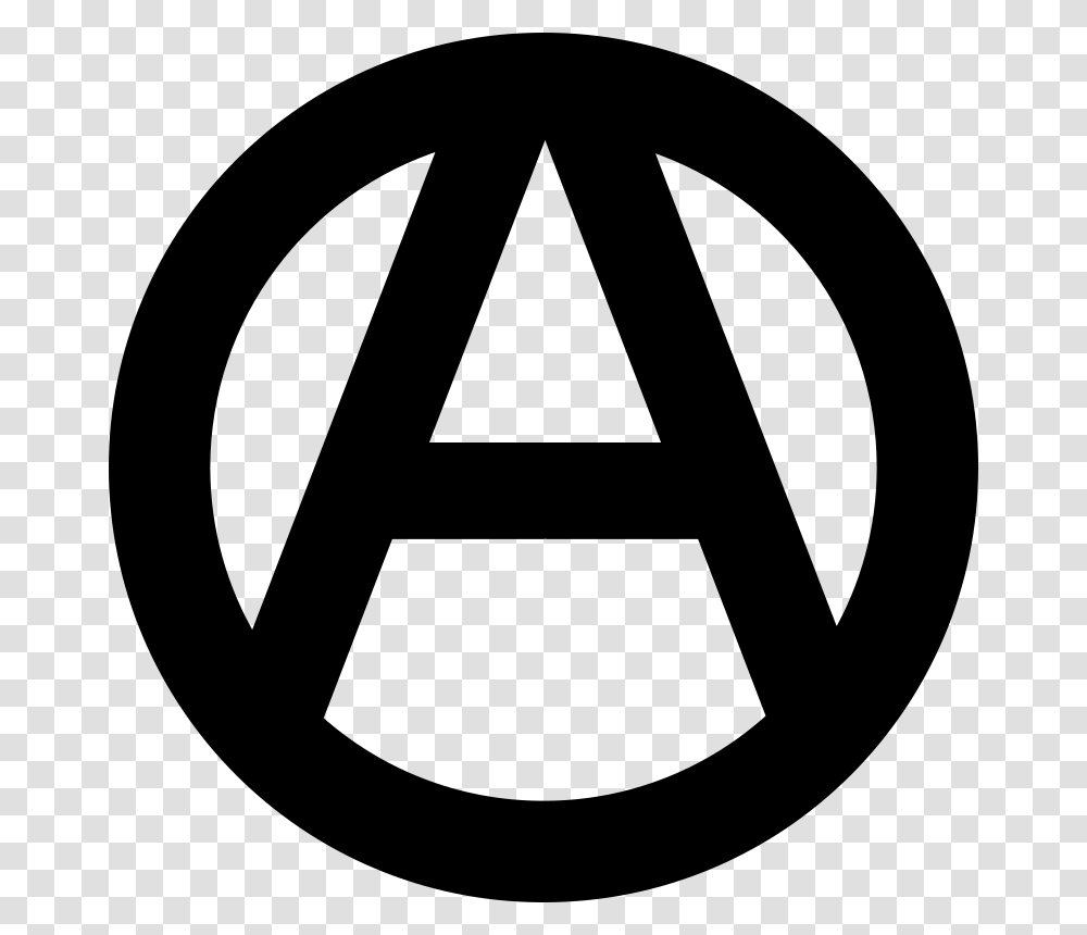 Anarchy Of Meaning Symbol A Clipart Circle Anarchist Symbol, Gray, World Of Warcraft Transparent Png