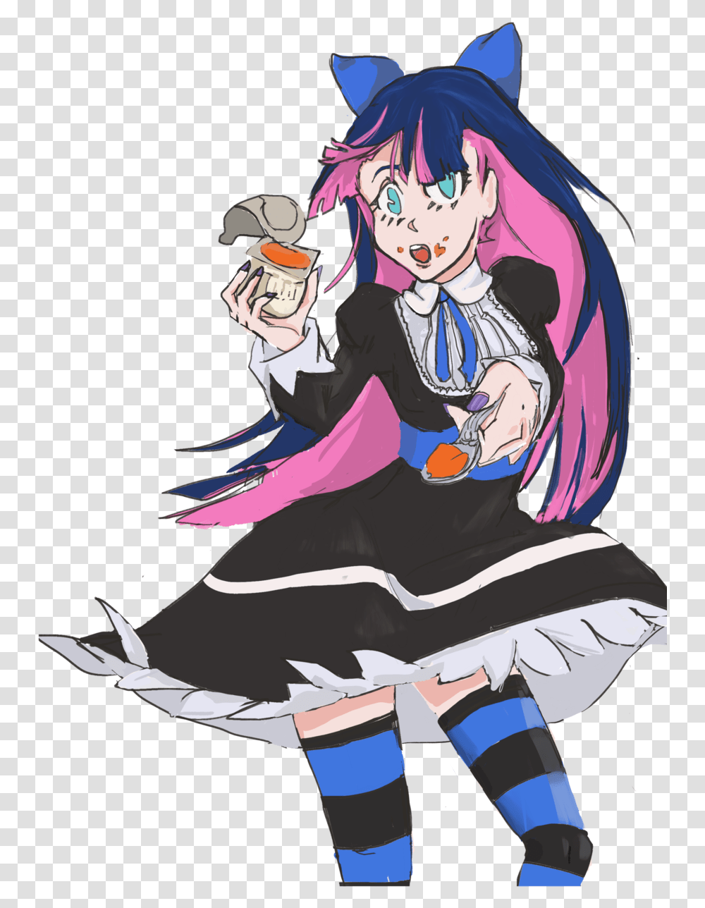 Anarchy Stocking Little Witch Academia Atyle Cartoon, Manga, Comics, Book, Person Transparent Png