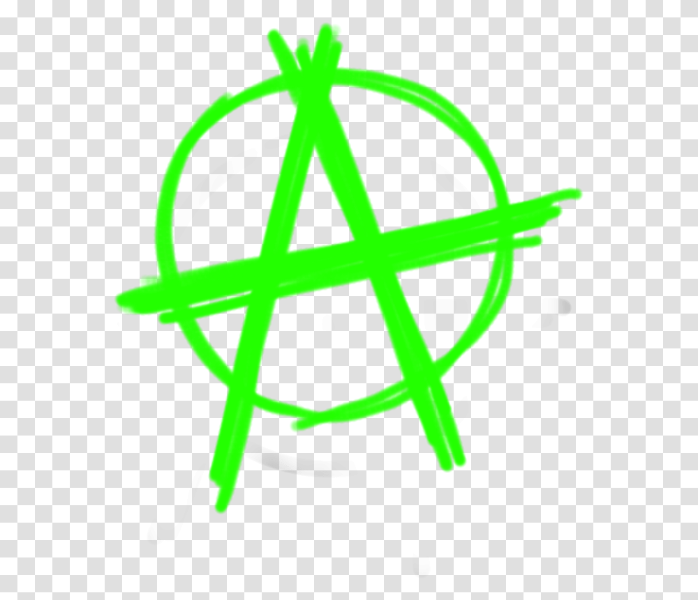 Anarchy Symbol Lime Green Anarchy Symbol, Star Symbol, Dynamite, Bomb, Weapon Transparent Png