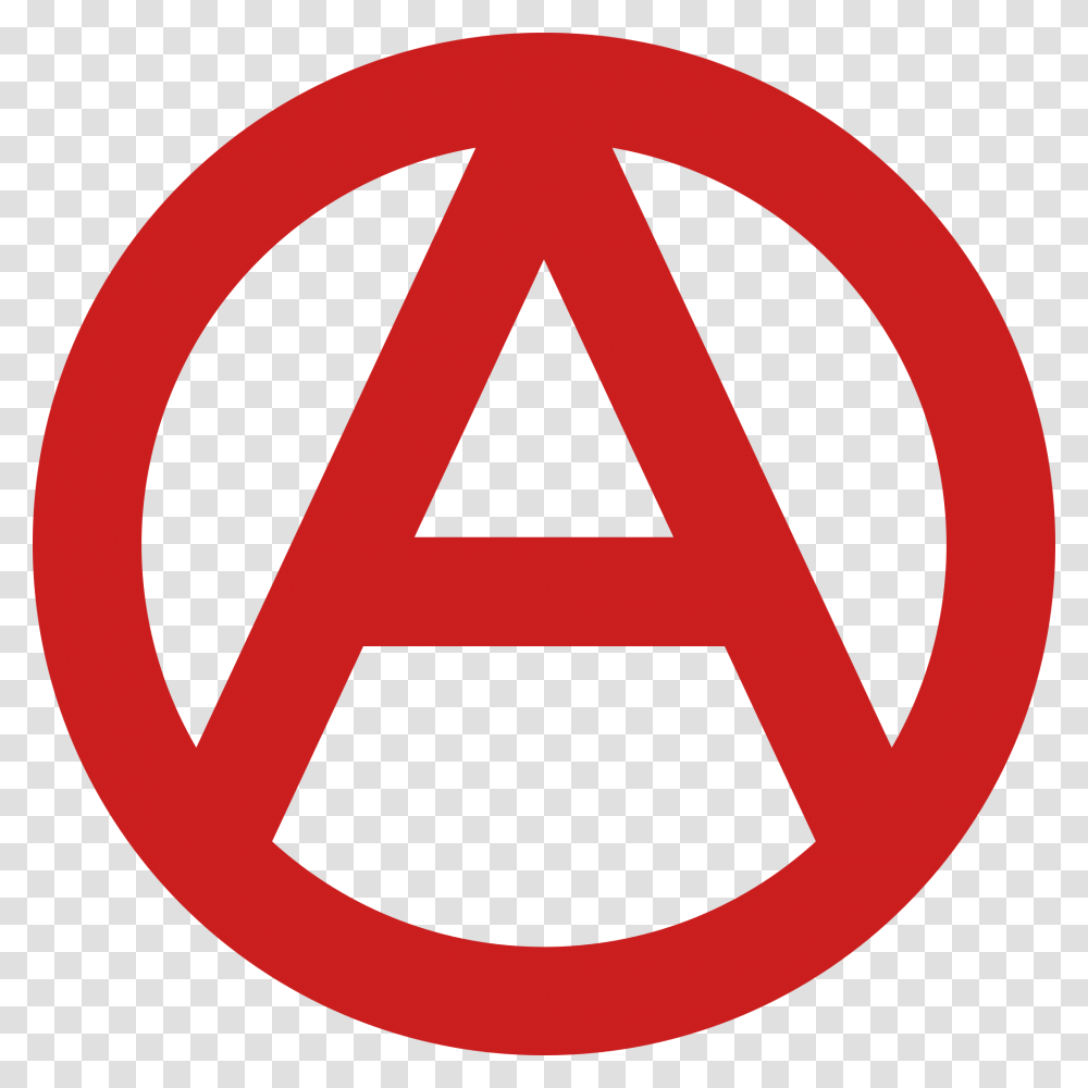 Anarchy Symbol Red, Logo, Trademark, Plant Transparent Png