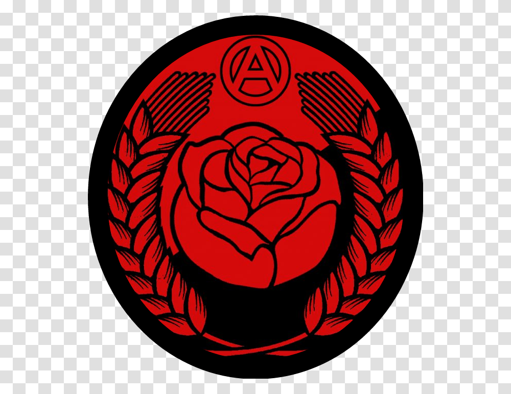 Anarchy Wheat Wreath Vector, Emblem, Logo, Trademark Transparent Png