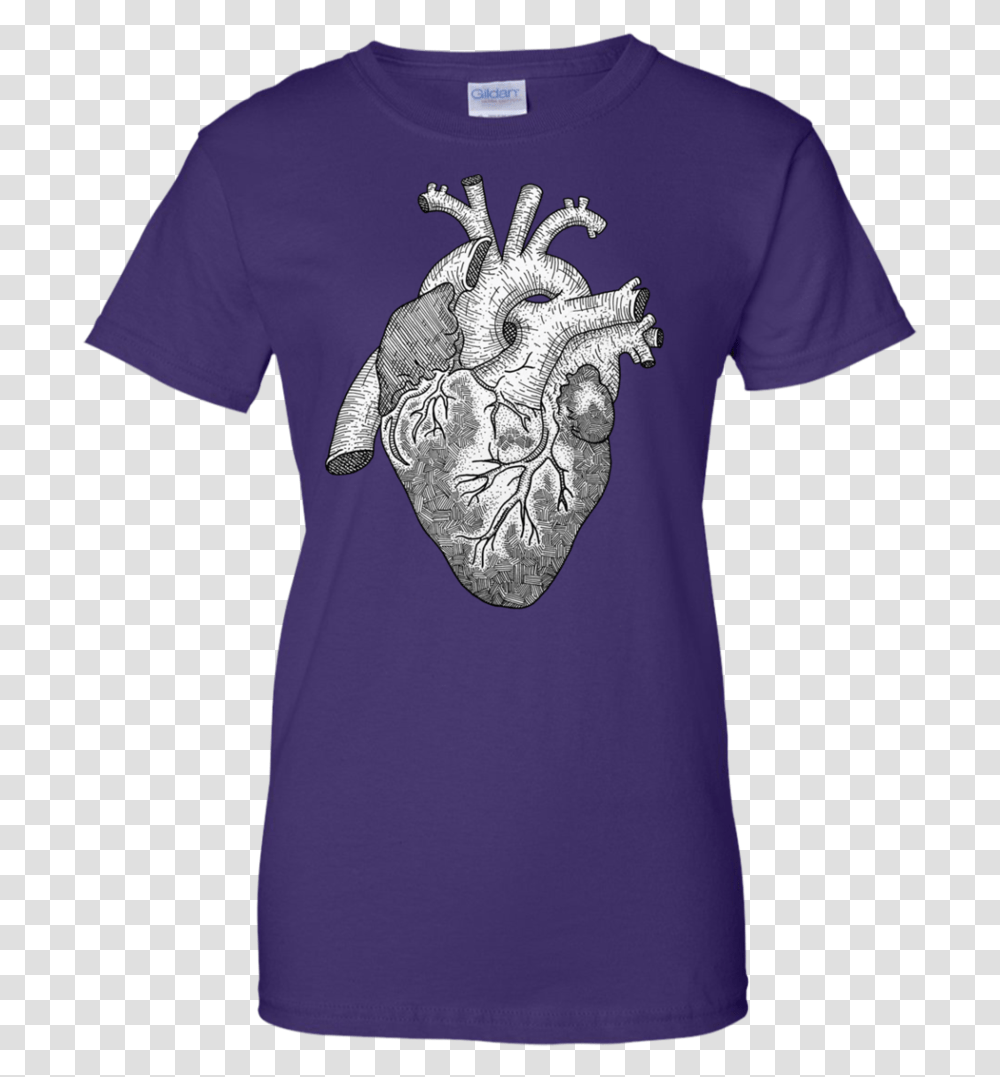 Anatomical Heart Ink Illustration T Shirt Amp Hoodie T Shirt, Apparel, Sleeve, T-Shirt Transparent Png