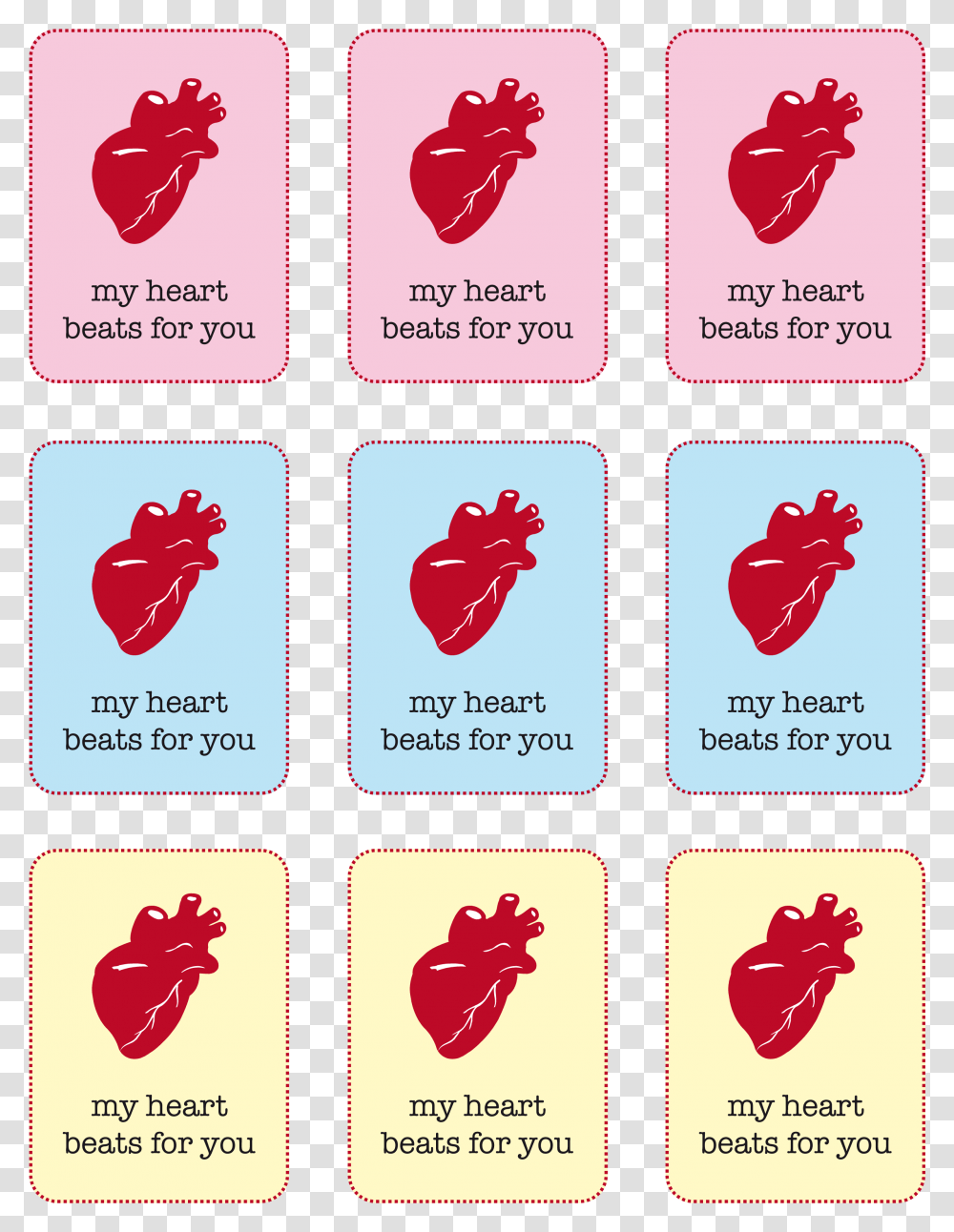 Anatomical Heart Real Heart Valentines Card, Label, Stain, Purple Transparent Png