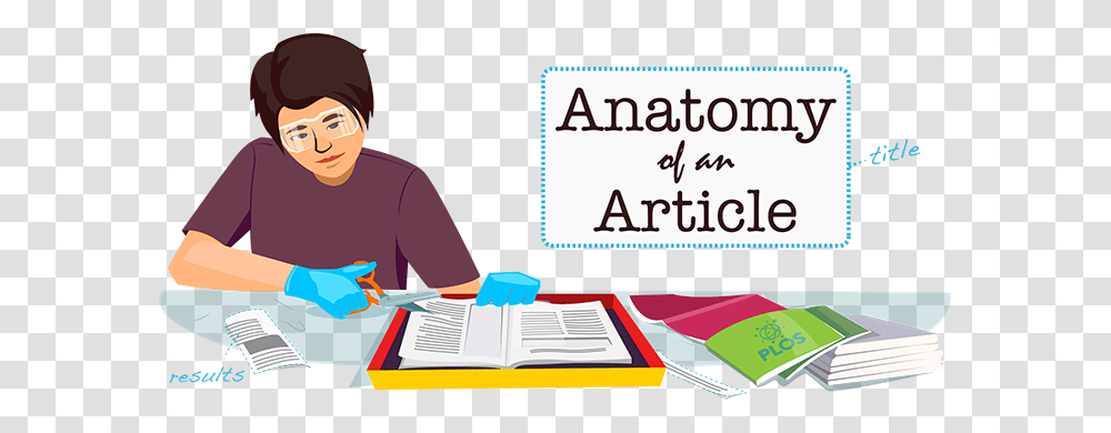 Anatomy Of A Scientific Article Ask A Biologist, Person, Poster, Advertisement Transparent Png