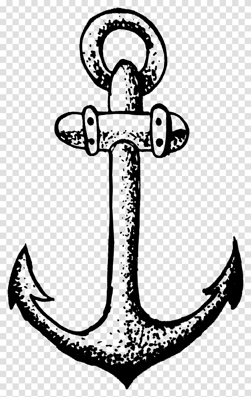 Anchor Anchor Drawing Background, Hook, Cross Transparent Png