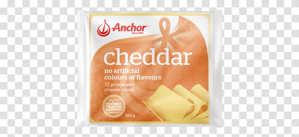 Anchor Cheddar Cheese Slices Snack, Advertisement, Poster, Flyer, Paper Transparent Png