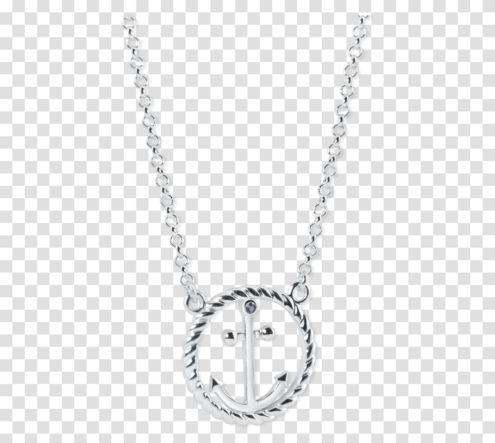 Anchor Circle Rope Necklace Locket, Jewelry, Accessories, Accessory, Pendant Transparent Png