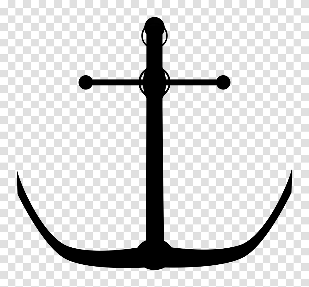 Anchor Clip Art Black And White, Gray, World Of Warcraft Transparent Png