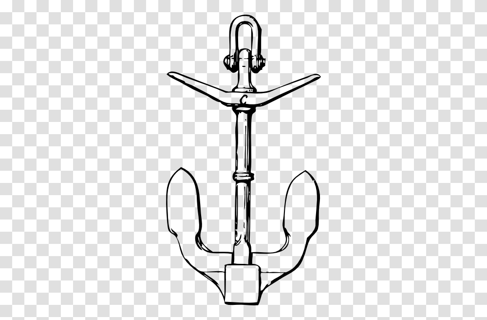 Anchor Clip Art Free Vector, Lamp, Stencil, Hook Transparent Png