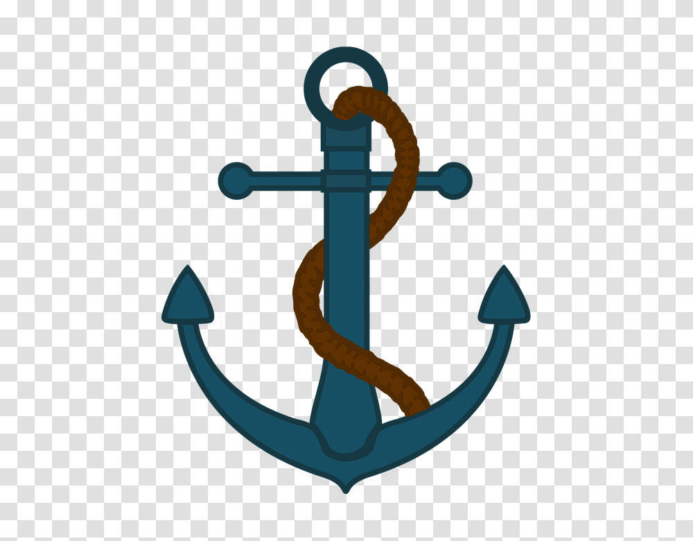 Anchor Color Ship Rope Clip Art, Hook, Cross Transparent Png